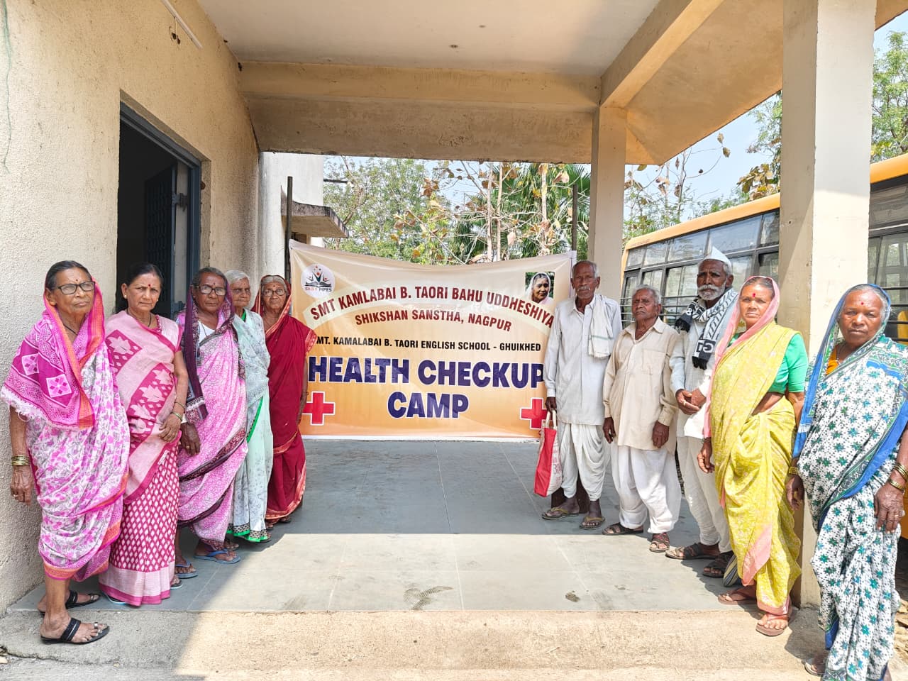 Free medical health checkup camp photo