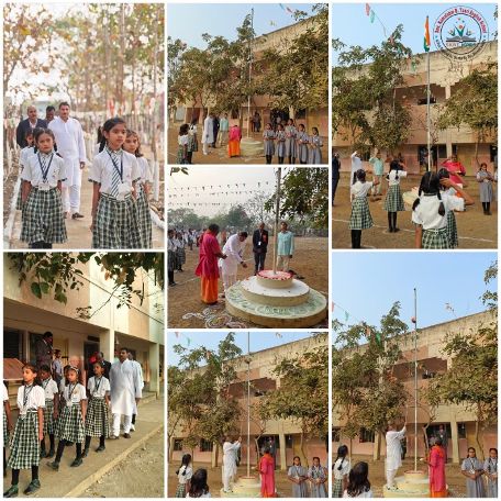 Republic Day celebration flag hoisting photo