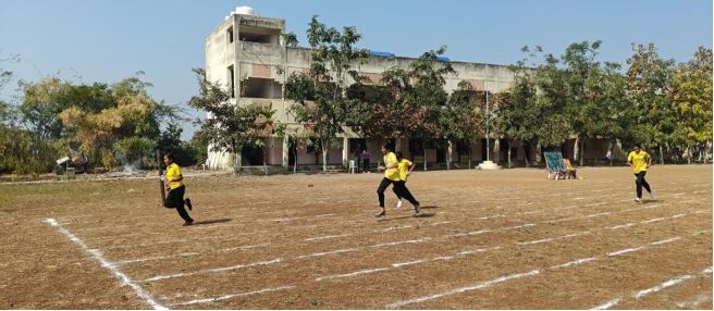 School sports meet running track photo